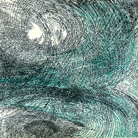 Federzeichnung mit Tusche und Tinte